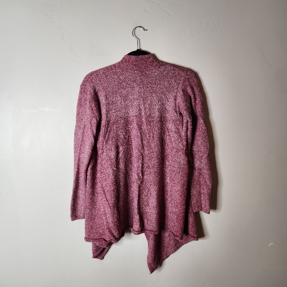 Barefoot Dreams Bamboo Chic Lite Cranberry Cozy Wrap Cardigan Size S/M - Picture 2 of 6